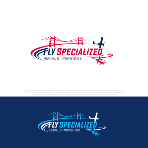 Design Helicopter | Aviation Company logo for flight experiences di Walco