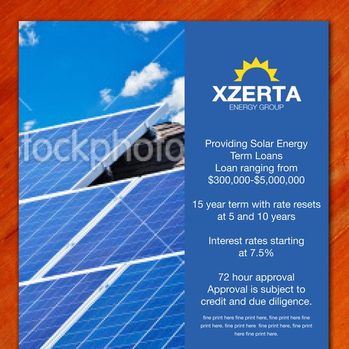 Design di Flyer design for a Solar Energy firm di msusantio