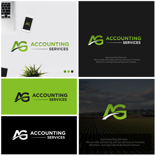 Logo for Accounting Service specializing in serving Agricultural Business Owners. Design by budi_wj