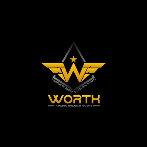 コンペ「Warrior Outdoor Recreation Therapy - WORTH Logo Design Contest」のデザイン by Farhan Zee Creativesさん 