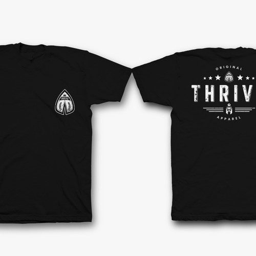 Thrive T shirt brand designs Design by saka.aleksandar