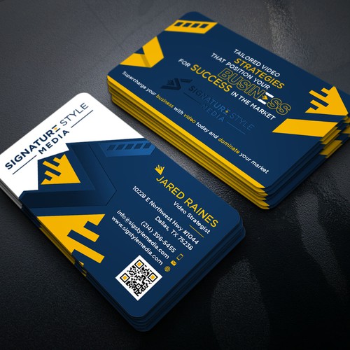 Design the Perfect Signature Style Business Card for my Video Production Company Design by Xclusive16