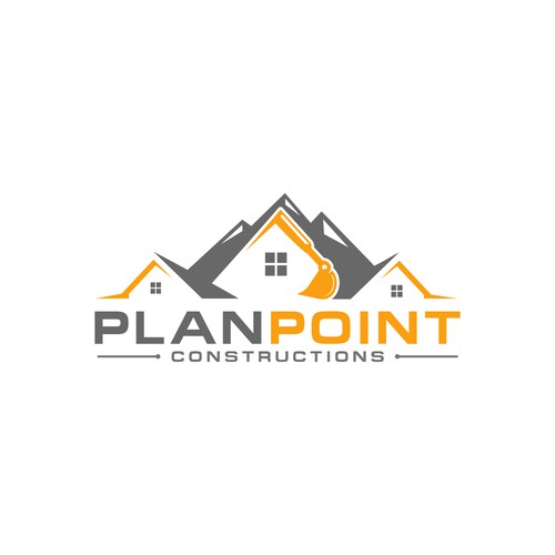 PlanPoint Construction Logo Needs A Remodel Design by Jazie