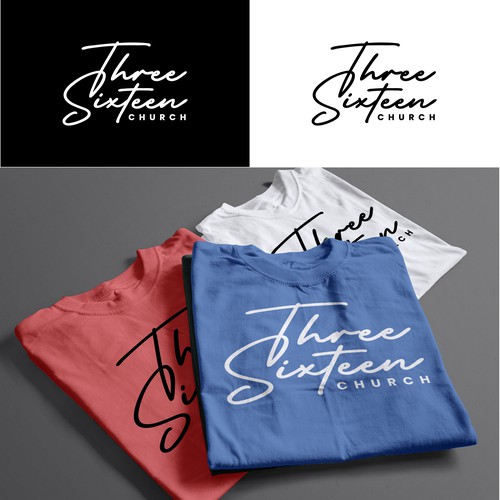 Can you turn the name "Three Sixteen Church" into a cool logo? Diseño de KenTrix16