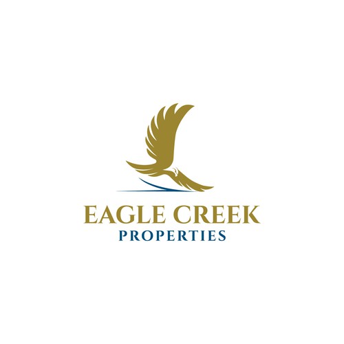 Design "Eagle Creek Properties" logo- Buy Real Estate from owners. Design by deez.xyz