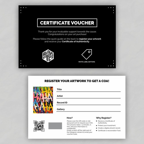 Certificate Voucher Design by Syarif HC