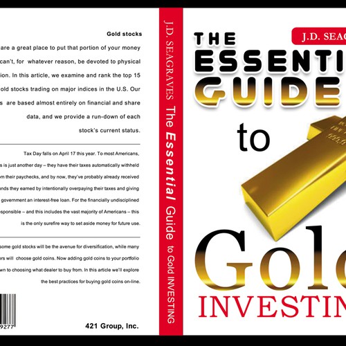 The Essential Guide to Gold Investing Book Cover Design por intimex247