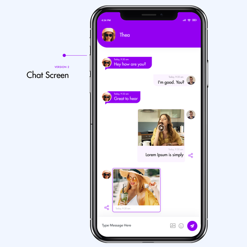 User friendly chat app Design by A N S Y S O F T