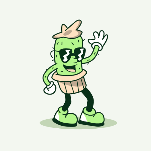 Illustrated Character Logo for Newsletter Design by AdriánKG