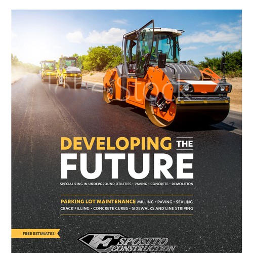 Asphalt Paving Ad Design by l.hall