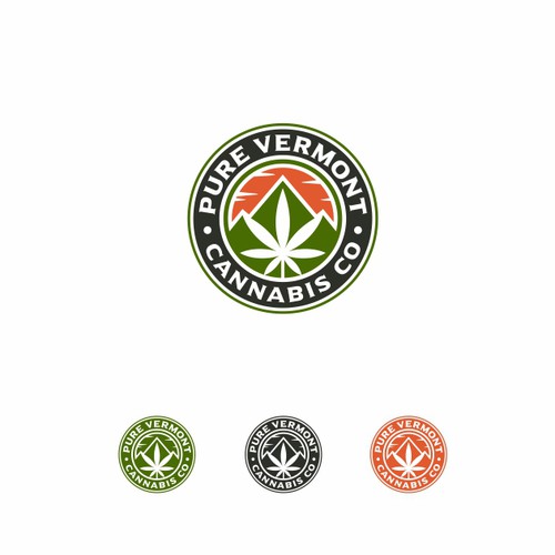 Cannabis Company Logo - Vermont, Organic Diseño de salsa DAS