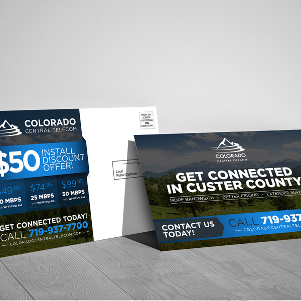 Postcard for Colorada Central Telecom