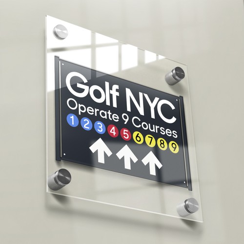 Design a Logo for a nyc Golf course mansgement company use color black/NYC theme Design by _roe