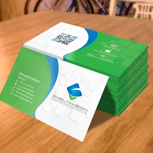 Business Card to represent THREE Service Divisions Design by Twin Ashek Masum