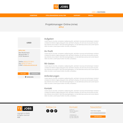 Web page design contest entry by koluk