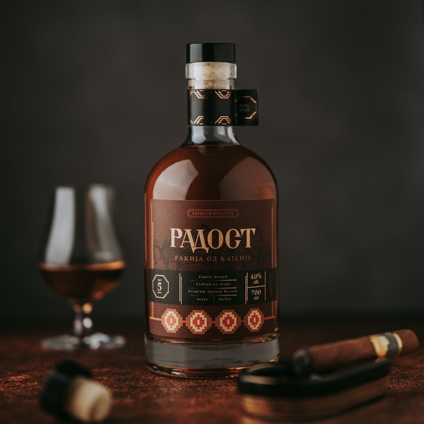 Radost Brandy - Label Design