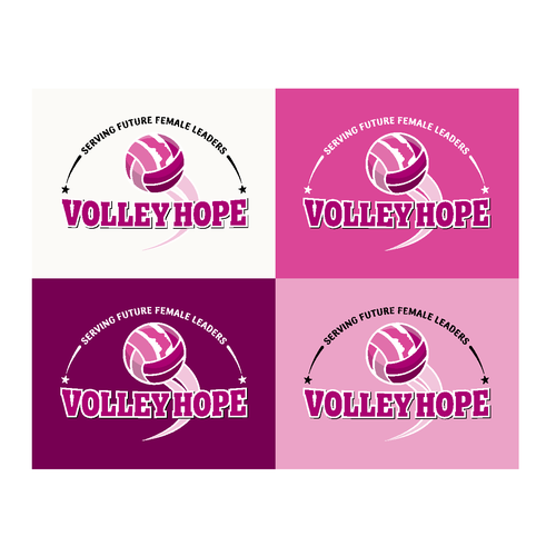 Design a vibrant woman empowering logo that portrays inclusivity and opportunity to play volleyball! Design by maitesola