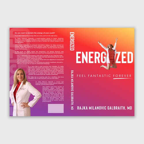Design a New York Times Bestseller E-book and book cover for my book: Energized Design by mr.red