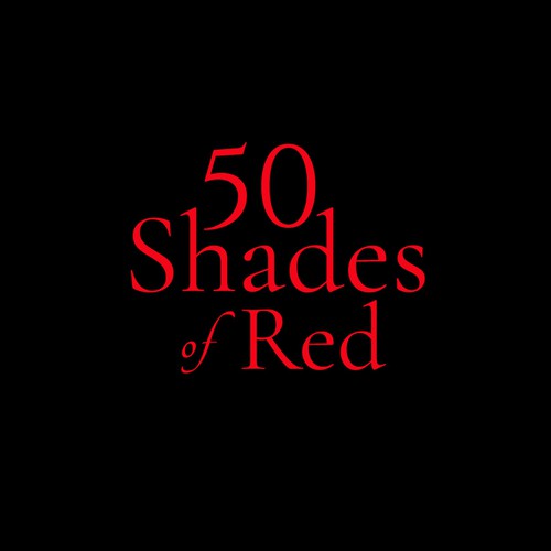 Logo for "50 Shades of Red" themed party Design by anarisartwork