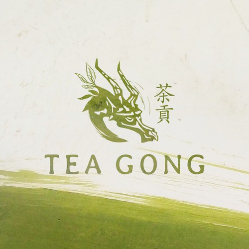 Tea Gong Logo Design by GIRA.