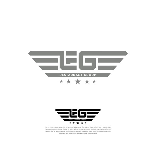 Cool, edgy logo for a youthful, rapidly expanding franchise restaurant group Design by Bali Studio √