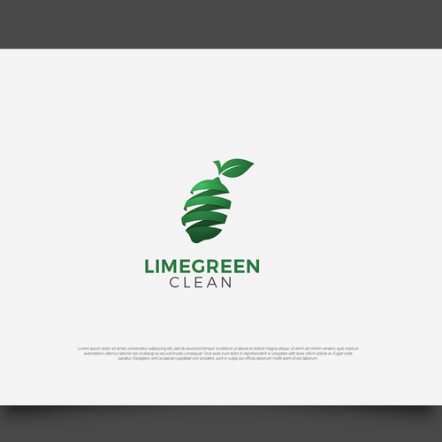 Lime Green Clean Logo and Branding Design von heavylogo
