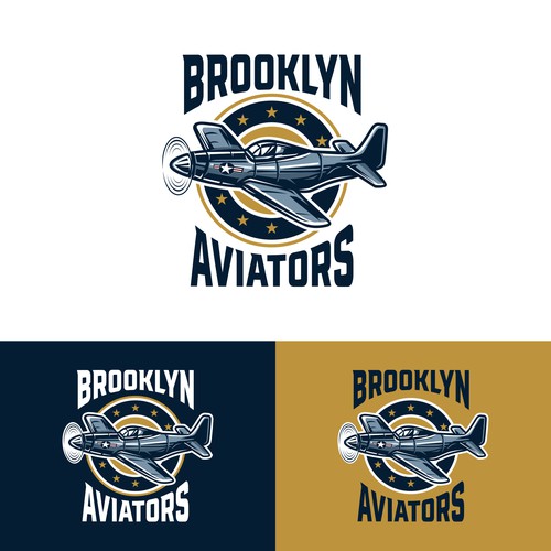 Ice Hockey Team Logo- Brooklyn NY Design by Barokah Studio