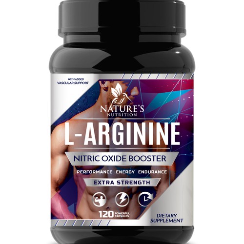 Powerful L-Arginine Capsules Design Needed for Nature's Nutrition Design réalisé par Wfemme