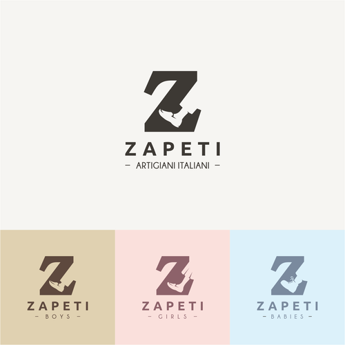 コンペ「Logo design needed for an Italian Children Shoe company - a little Playful but Classic, Elegant and Bold style」のデザイン by Ricky Asamanisさん 