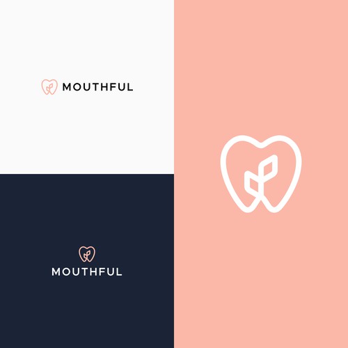 theseventenさんのStrong, spunky yet clean logo for mouthfulデザイン