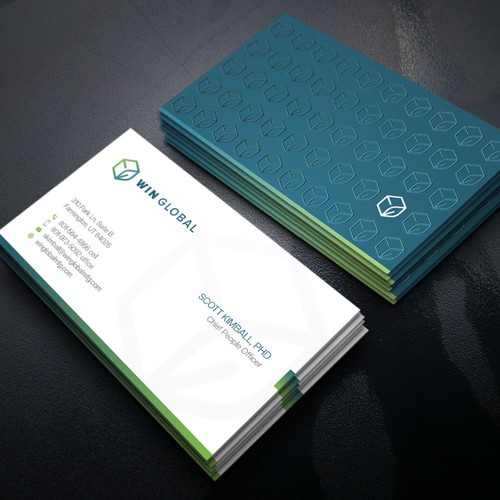 WIN Global Business Card Design Diseño de Xclusive16