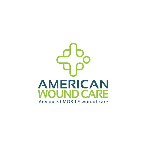 Clean logo for mobile wound care center Design by Dezineexpert⭐