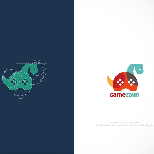 Design by milio_™ titled "Gamezaur | LOGO | Mobile Games Development Studio"