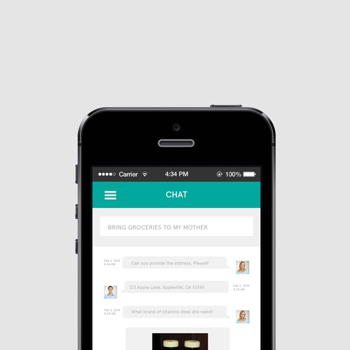 Luxury Errand running app - Design Uber concierge! Design by michelleanne