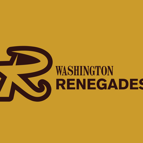 Community Contest: Rebrand the Washington Redskins  Design by green_design