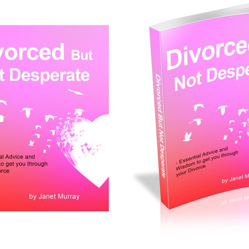 book or magazine cover for Divorced But Not Desperate Design by J33_Works