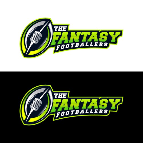 Fantasy Football Podcast Logo --- Clean, Modern, Sharp, Eye-Catching ...