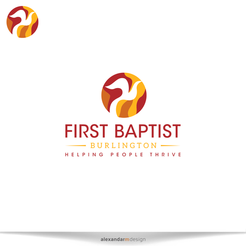 Logo for our church showcasing our mission and uniting the old and new Design by alexandarm