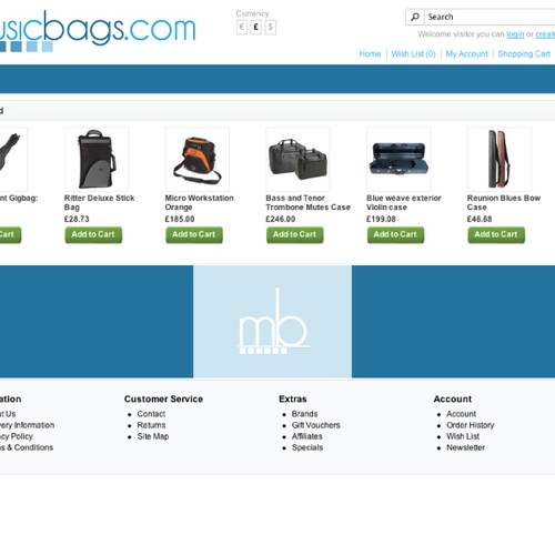 Help musicbags.com with a new logo Design by IB@Syte Design