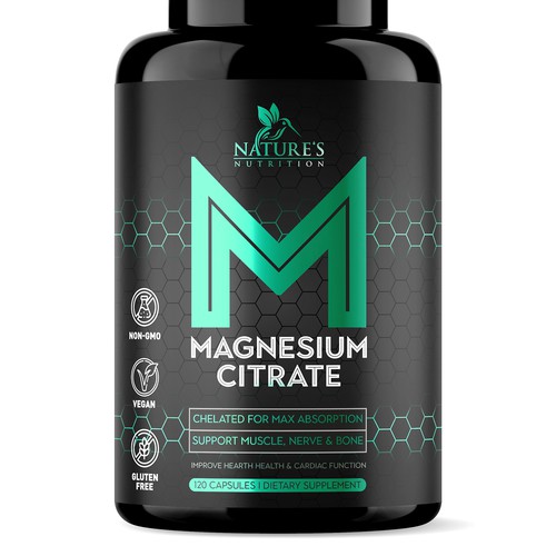 Premium Magnesium Citrate Design needed for Nature's Nutrition Design by ✝DeSiGnEr✝JOHN