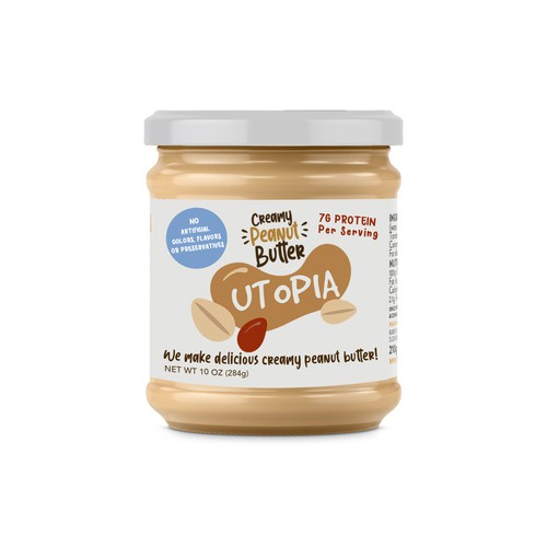 ** Looking for an EYE-CATCHING design for Creamy PEANUT BUTTER** Design by Cchick STUDIO