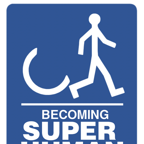 "Becoming Superhuman" Book Cover Design by tylermcgill