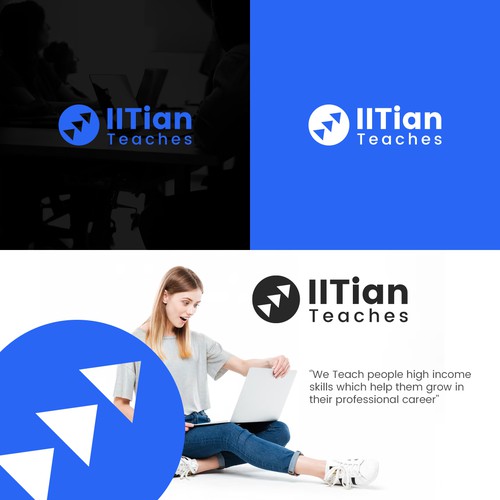 We need a powerful logo for teaching people high income skills to grow professionally ..Logo should show career growth Design by Zaisun