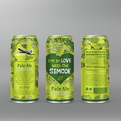 Design a can wrap for our Brewing Company's newest beer! Design by maxgraphic