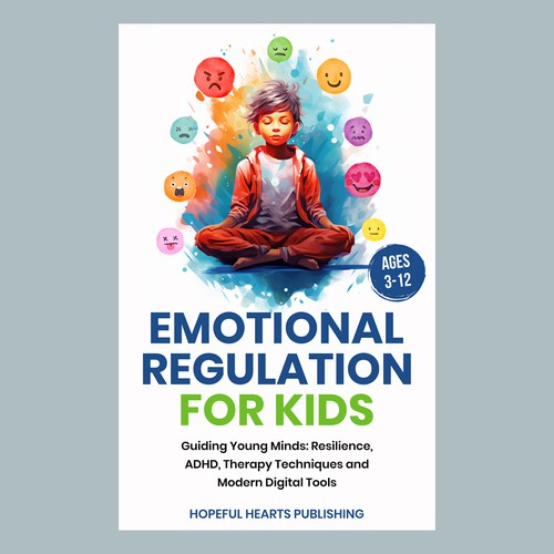 A fresh and powerful book cover design for a book about emotional regulation for kids Design réalisé par MbahDjoyo