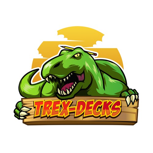 Trex-Decks Logo Contest - Dinosaurs and Decking! | Logo design contest