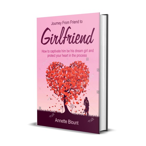 Design a book cover that is fun and playful to help single women experience love beyond friendship Design by LEUCHI