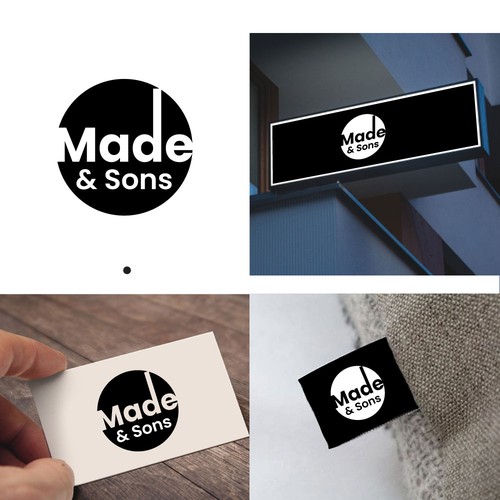 Luxury Meets Ease: Logo & Card Design for Made & Sons Design by 369 Design
