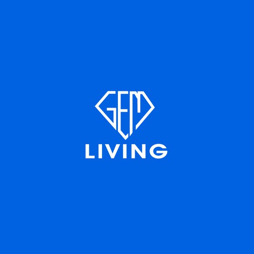 Geometrical, minimalist, modern brand design for Gem Living Design by Dezineexpert⭐