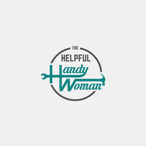 We need a design for our handywoman business that mixes masculine and feminine. Design by XarXi